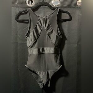 Elegant Black Women's Bodysuit